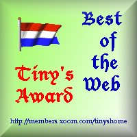 Tiny's Award "Best of the Web"