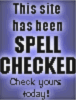 Spell Checked Award