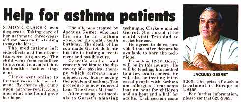 Help for Asthma patients